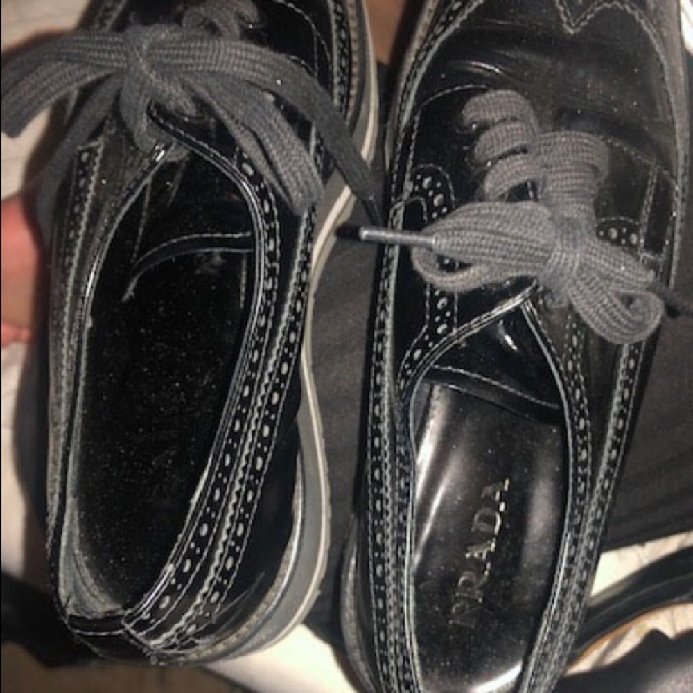Prada Wing Tip Oxfords